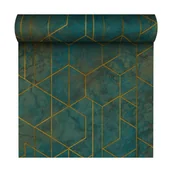 Tapety - Tapeta Geo WL2501 3D zielona winylowa na flizelinie - miniaturka - grafika 1