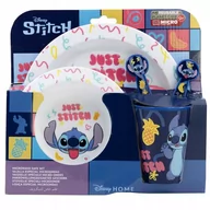 Zestawy naczyń dla dzieci - Lilo i Stitch zestaw śniadaniowy miska talerz sztućce kubek 260 - miniaturka - grafika 1