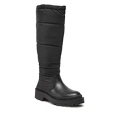 Kozaki damskie - Kozaki Jenny Fairy AL7506K-01 Czarny - miniaturka - grafika 1