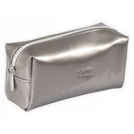 Kosmetyczki, organizery i kuferki - Top Choice - Kosmetyczka Metallic Srebrna 97003 - miniaturka - grafika 1