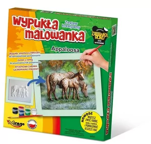 Mirage Hobby Wypukła malowanka Konie - Appaloosa - - Zabawki kreatywne - miniaturka - grafika 1