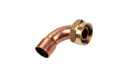 Łączniki, trójniki, kształtki - Łuk bateryjny miedź 15x1/2" - miniaturka - grafika 1