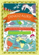 Książki edukacyjne - Olesiejuk Sp. z o.o. Joanna Myjak (ilustr.) Dinozaury do kolorowania - z kredkami dookoła świata - miniaturka - grafika 1