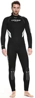 Pianki do pływania - Cressi Men's Castoro Man Monopiece Wetsuit Mokry skafander z neoprenu o grubości 5mm ,Czarny/Szary ,S ,XLR106442 - miniaturka - grafika 1
