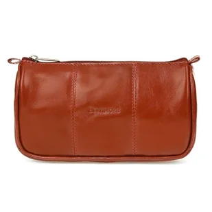 Beltimore Beltimore Kosmetyczka Skórzana brązowa piórnik M79 - Kosmetyczki, organizery i kuferki - miniaturka - grafika 8