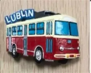 Magnes I love Poland Lublin - Pan Dragon - Magnesy - miniaturka - grafika 1