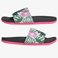 Klapki i japonki damskie - Klapki Damskie Adidas Adilette Kwiaty ID8501 - miniaturka - grafika 1
