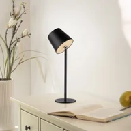 Lampy stojące - Lampka biurkowa Boteria Black - miniaturka - grafika 1