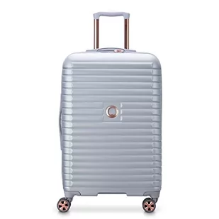 DELSEY Paris Cruise 3.0 Walizka z twardą stroną z kółkami obrotowymi, platyna, w kratkę, średnia, 61 cm, rejs 3.0, rozszerzalny bagaż z kółkami obrotowymi - Walizki - miniaturka - grafika 1