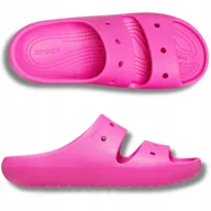 Klapki i japonki damskie - KLAPKI DAMSKIE CROCS CLASSIC CHODAKI WYGODNE RÓŻOWE ORYGINALNE 41,5 W10 - miniaturka - grafika 1