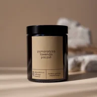 Świece - Laboratorium Dobrego Nastroju, Świeca Sojowa: Pomarańcza-Lawenda-Paczuli, 180 ml - miniaturka - grafika 1