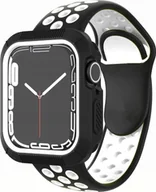 Akcesoria do smartwatchy - 4TechGoods PASEK + ETUI DO APPLE WATCH CASE 7 45 mm 2 W 1 - miniaturka - grafika 1