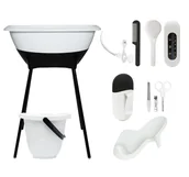 Wanienki dla dzieci - Zestaw kąpielowy 8 el. Speckles white / Luma - miniaturka - grafika 1