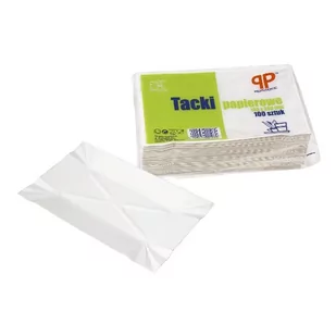 Gastronomia TACKI PAPIEROWE 13X20CM 100SZTUK ZZA358000 - Folia, papier śniadaniowy, serwetki - miniaturka - grafika 1