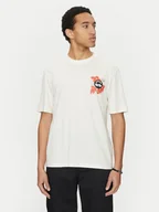 Koszulki męskie - HUGO T-Shirt Nufloro 50533387 Biały Regular Fit - miniaturka - grafika 1