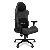 Fotele i krzesła biurowe - Fotel komputerowy biurowy YUMISU 2050 Magnetic Tkanina Gray Red - miniaturka - grafika 1