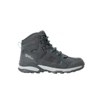 Buty trekkingowe damskie - Damskie buty trekkingowe Jack Wolfskin TRAIL HIKER TEXAPORE MID W Tarmac Grey / Light Blue - 35,5 - miniaturka - grafika 1