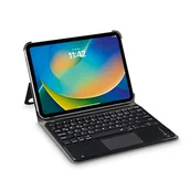 Akcesoria do tabletów i e-booków - Hama Etui z klawiaturą do iPada 10. generacji 2022 (klawiatura Bluetooth z touchpadem, funkcja stojaka, magnetyczne etui na tablet, etui na tablet, do Apple iPad 10,9", wyjmowana klawiatura) czarne - miniaturka - grafika 1