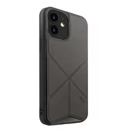 Etui i futerały do telefonów - Uniq UNIQ etui Transforma iPhone 12 mini 5,4" szary/charcoal grey - miniaturka - grafika 1