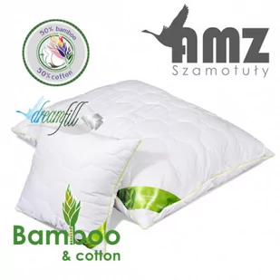Poduszka pikowana BAMBOO ANTYALERGICZNA AMZ 40x60 - Poduszki - miniaturka - grafika 1