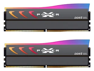Pamięć ddr5 silicon power xpower storm rgb gaming 64gb (2x32gb) 6000mhz cl38 1.35v udimm gray SP064GXLWU60BFDK - Pamięci RAM - miniaturka - grafika 1