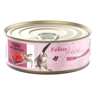 Porta 21 Feline Finest, 6 x 85 g - Tuńczyk z krewetkami - Mokra karma dla kotów - miniaturka - grafika 2