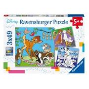 Puzzle - Ravensburger Disney Friends Puzzle 3x49st. 80434 - miniaturka - grafika 1