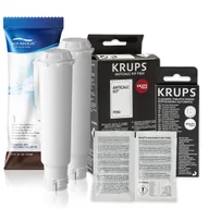 Akcesoria i części do ekspresów do kawy - Zestaw Krups filtr AL-TES46 2szt, Odkamieniacz Krups F054, Tabletki KRUPS XS3000 10 szt. - miniaturka - grafika 1