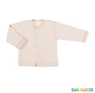 Kaftaniki dla niemowląt - KAFTAN FLUFFY BEŻ Ewa Klucze - 68 - miniaturka - grafika 1