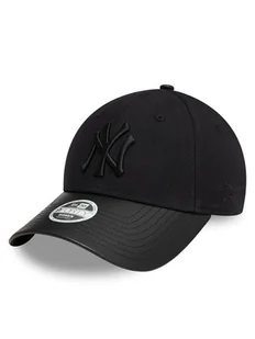 New Era Czapka z daszkiem New York Yankees Pu Visor 9Forty 60595388 Czarny - Czapki i chusty sportowe męskie - miniaturka - grafika 1