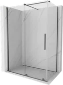 Kabiny prysznicowe - Mexen Velar kabina prysznicowa rozsuwana 130x70 cm, transparent, gun metal - 871-130-070-01-95 - miniaturka - grafika 1