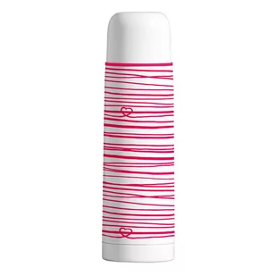 Dajar Termos Paski biały 500ml DAJA0486 - Termosy - miniaturka - grafika 1
