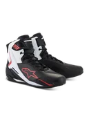 Buty motocyklowe - Buty Motocyklowe Alpinestars Faster-4 Czarny/Złamany Biały/Czerwony44 - miniaturka - grafika 1