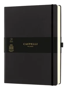 Castelli Notatnik 19x25cm kratka Castelli Aquarela Sepia 8051166572841 - Notesy i bloczki - miniaturka - grafika 2