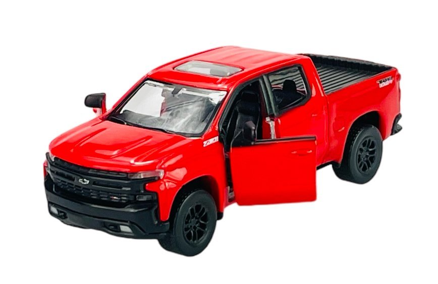 MAISTO 2019 CHEVROLET SILVERADO Z71 CZERWONY Z NAPĘDEM 1:52 21001