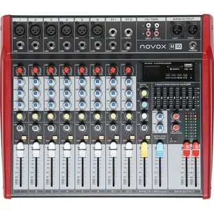 Novox M10 mikser audio NOVM10MA - Miksery DJ - miniaturka - grafika 1