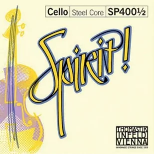 Thomastik Einzelsaite für Cello 1/2 Spirit - A-Saite Seilkern, Chrom umsponnen, mittel 640920 - Akcesoria do instrumentów smyczkowych - miniaturka - grafika 1