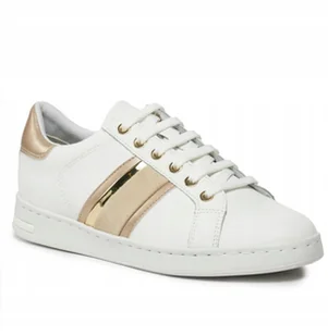 GEOX TRAMPKI DAMSKIE BIAŁE NISKIE ZE SKÓRĄ 40 Ż_A - Trampki damskie - miniaturka - grafika 1