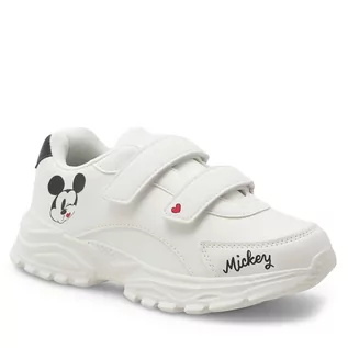 Buty dla dziewczynek - Sneakersy Mickey&Friends AVO-SS24-321DSTC Biały - grafika 1