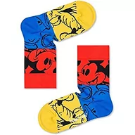 Skarpetki damskie - Happy Socks Kids Colorful Friends Sock, kolorowe i zabawne, Skarpety dla dzieci, Niebieski-Czerwony-Żółty (12-24M) - miniaturka - grafika 1