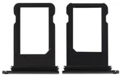 Części serwisowe do telefonów - SZUFLADKA TACKA KARTY SIM DO iPhone 13 mini CZARNY - miniaturka - grafika 1