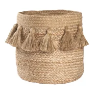 Pojemniki na zabawki - Koszyk na zabawki z juty naturalny Storage Basket Idris - miniaturka - grafika 1