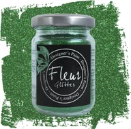 Kolorowanki, wyklejanki - Fleur Fleur Glitter 90 gr Jadeitowa zieleń - miniaturka - grafika 1