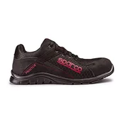 Buty sportowe męskie - Sparco sparco Teamwork unisex półbuty Verde Practice bezpieczeństwa S1P i NERO Practice S1P, do pracy i czasu wolnego, 43, czarny S0751743NRNR - miniaturka - grafika 1