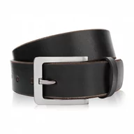 Paski - Klasyczny Skórzany Pasek Męski Czarny Vintage 100 Cm Paolo Peruzzi 05Z01100 - miniaturka - grafika 1