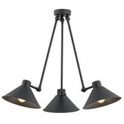 Lampy sufitowe - Argon Lampa wisząca 3x15W LED E27 ALTEA 1452 czarny - miniaturka - grafika 1