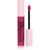 Szminki - NYX Professional Makeup Professional Makeup - Lip Lingerie XXL Matte Liquid Lipstick - Matowa pomadka do ust w płynie - 4 ml - 18 - STAYIN JUICY NYXPUPML-4ML-03 - miniaturka - grafika 1
