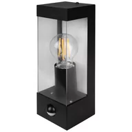 Lampy ogrodowe - Ares S kinkiet elewacyjny z czujnikiem ruchu 1xE27 czarny XD-QA101S - miniaturka - grafika 1