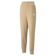 Spodnie damskie - Damskie Spodnie PUMA ESS+ EMBROIDERY HIGH-WAIST PANTS TR CL 84709389 – Beżowy - miniaturka - grafika 1