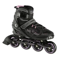 Rolki - NA9157 CZARNO-FIOLETOWY ROZM. 40 ŁYŻWOROLKI NILS EXTREME - miniaturka - grafika 1